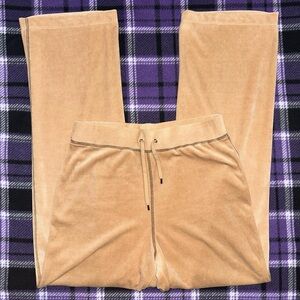 Jones New York Tan Velour Sweatpants